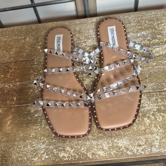Steve Madden sandals, size 8 worn once - Picture 1 of 5